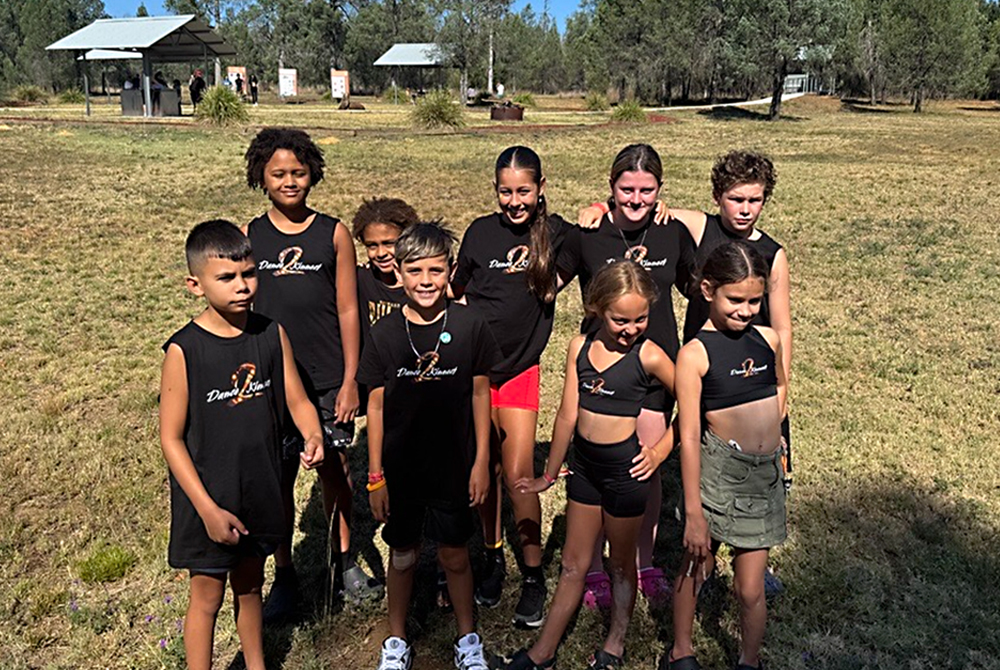 Children participating in the Dance2Kinnect program in Moree, NSW